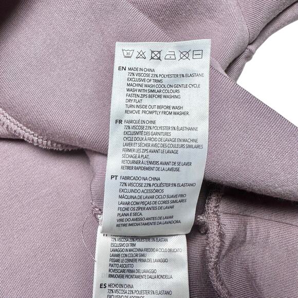 Varley | Women | Davidson Doublesoft Lilac Athletic Half Zip Sweatshirt | Large - Picture 10 of 15